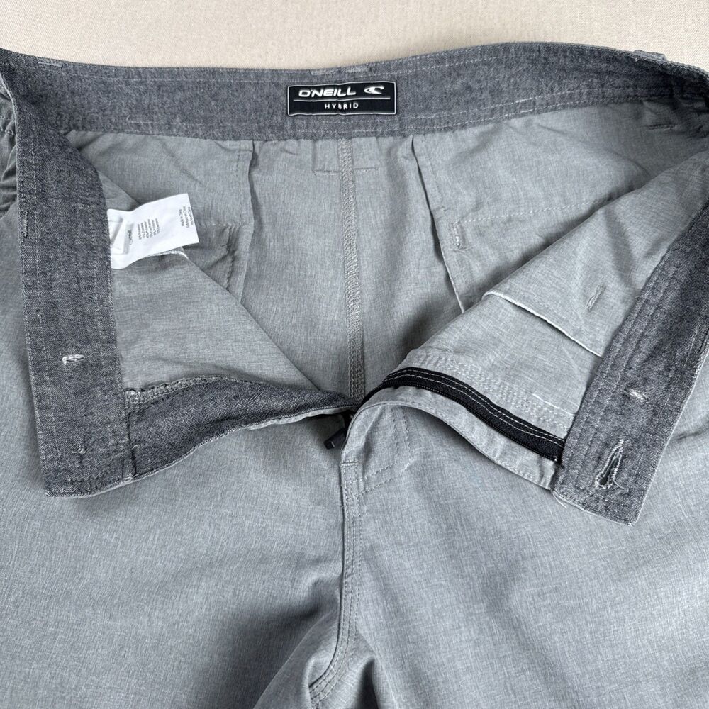 O'Neill Hybrid Shorts Mens Gray Boardshorts Swim Trunk Hyperdry Stretch Walk - Picture 7 of 13
